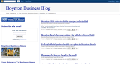 Desktop Screenshot of boyntonbusinessblog.blogspot.com