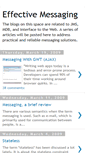 Mobile Screenshot of effectivemessaging.blogspot.com