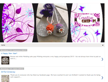 Tablet Screenshot of creativecakepops.blogspot.com