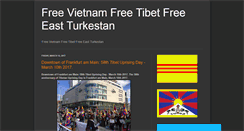 Desktop Screenshot of freevietnamfreetibet.blogspot.com