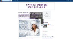 Desktop Screenshot of cathyzwinterwonderland.blogspot.com