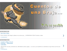 Tablet Screenshot of cuentosdeunabruja.blogspot.com