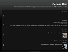 Tablet Screenshot of german-cars.blogspot.com