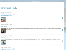 Tablet Screenshot of ginnyandholly.blogspot.com