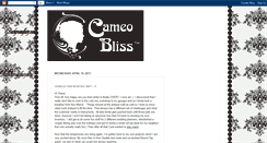 Desktop Screenshot of cameobliss.blogspot.com