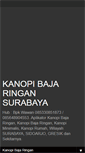 Mobile Screenshot of kanopibajaringan01.blogspot.com