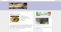 Desktop Screenshot of elrincondelsibarita2.blogspot.com