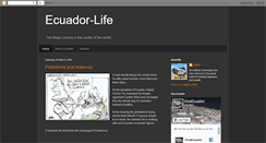 Desktop Screenshot of ecuador-life.blogspot.com