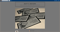 Desktop Screenshot of duvysdesigns.blogspot.com