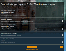 Tablet Screenshot of paraestudarportugues.blogspot.com