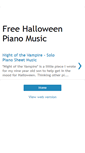 Mobile Screenshot of halloweensheetmusic.blogspot.com