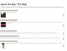 Tablet Screenshot of aarontheboy.blogspot.com