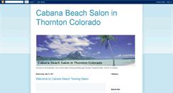 Desktop Screenshot of cabanabeach2011.blogspot.com