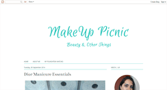 Desktop Screenshot of makeuppicnic.blogspot.com