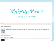 Tablet Screenshot of makeuppicnic.blogspot.com