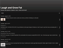 Tablet Screenshot of laughandgrowfatgames.blogspot.com