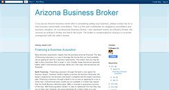 Desktop Screenshot of bizbrokerarizona.blogspot.com