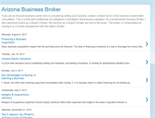 Tablet Screenshot of bizbrokerarizona.blogspot.com