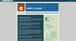 Desktop Screenshot of datukkjjoseph.blogspot.com