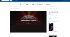 Desktop Screenshot of californiabasketball.blogspot.com