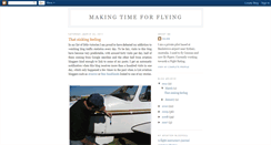 Desktop Screenshot of makingtimeforflying.blogspot.com