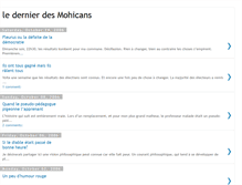 Tablet Screenshot of ledernierdesmohicans.blogspot.com