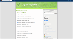 Desktop Screenshot of leighandmorganknit.blogspot.com