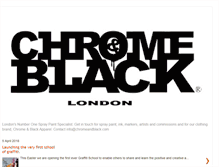 Tablet Screenshot of chromeandblack.blogspot.com