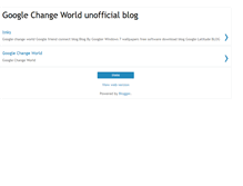 Tablet Screenshot of googlechangeworld.blogspot.com