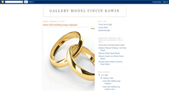 Desktop Screenshot of model-cincin-kawin.blogspot.com