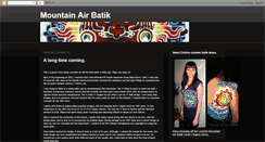 Desktop Screenshot of mountainairbatik.blogspot.com