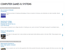 Tablet Screenshot of computergamessystems.blogspot.com