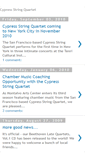 Mobile Screenshot of cypressquartet.blogspot.com