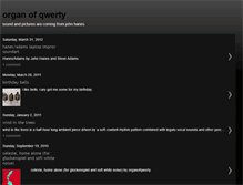Tablet Screenshot of organofqwerty.blogspot.com