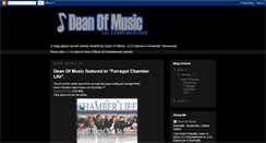 Desktop Screenshot of deanofmusicdj.blogspot.com