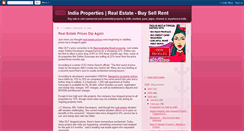 Desktop Screenshot of india-properties-realestate.blogspot.com