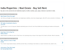 Tablet Screenshot of india-properties-realestate.blogspot.com