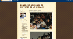 Desktop Screenshot of congresonacionaldehistoria.blogspot.com