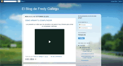 Desktop Screenshot of elblogdefredygallego.blogspot.com