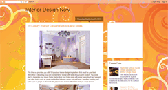 Desktop Screenshot of interior-design-now.blogspot.com
