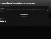 Tablet Screenshot of mdyusofjamarblogspotcom.blogspot.com