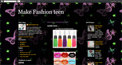 Desktop Screenshot of makefashionteen.blogspot.com