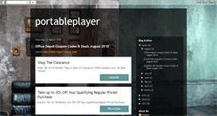 Desktop Screenshot of portableplayers.blogspot.com