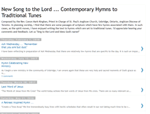 Tablet Screenshot of newsongtothelord.blogspot.com