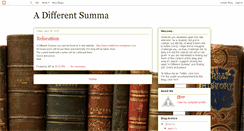Desktop Screenshot of adifferentsumma.blogspot.com