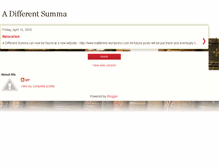 Tablet Screenshot of adifferentsumma.blogspot.com