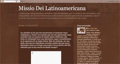 Desktop Screenshot of misionologialatinoamericana.blogspot.com