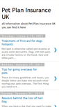 Mobile Screenshot of petplaninsuranceuk.blogspot.com