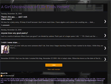 Tablet Screenshot of girlunconscious.blogspot.com