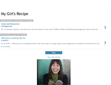 Tablet Screenshot of mygirlsrecipe.blogspot.com